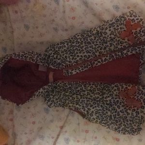 Little girls winter vest
